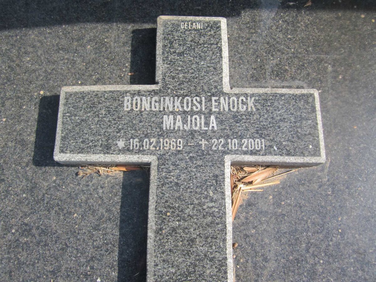 MAJOLA Bonginkosi Enock 1969-2001