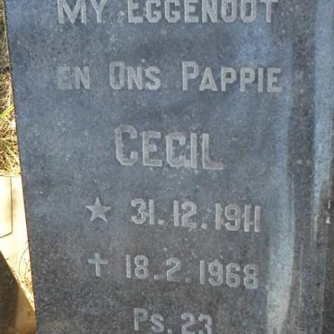 MARAIS Cecil 1911-1968 