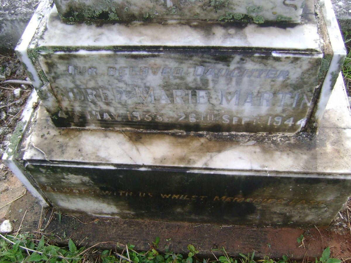 MARTIN Andree Marie 1933-1944