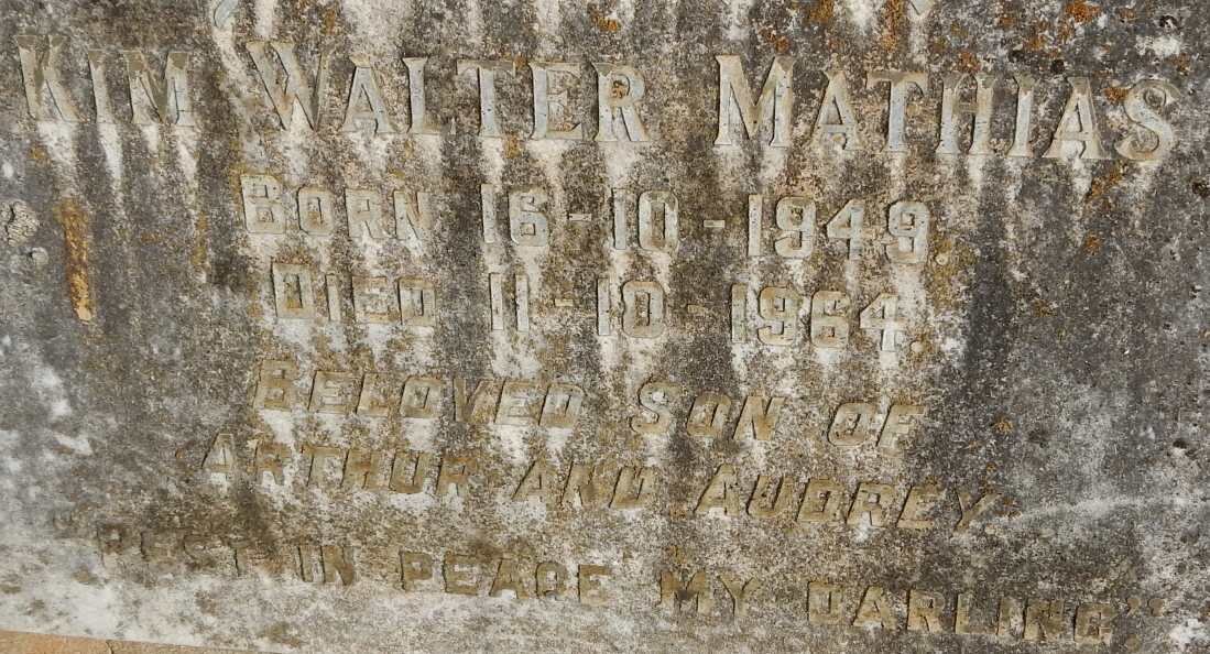 MATHIAS Kim Walter 1949-1964