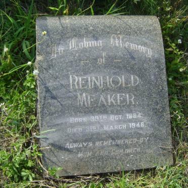 MEAKER Reinhold 1884-1946