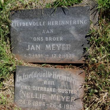 MEYER Jan 1891-1972 :: MEYER Nellie 1896-1980