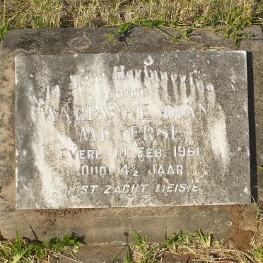 MEYERSE Marianne Diana 1957 - 1961