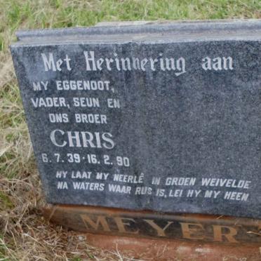 MEYER Chris 1939-1990