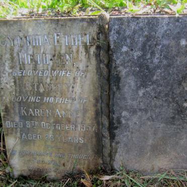 METHVEN Cynthia Ethel -1957