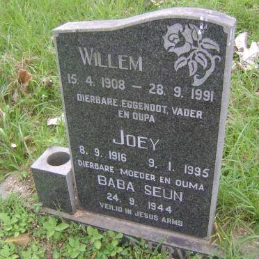 MERWE Willem, van der 1908-1991 &amp; Joey 1916-1995 :: VAN DER MERWE -1944