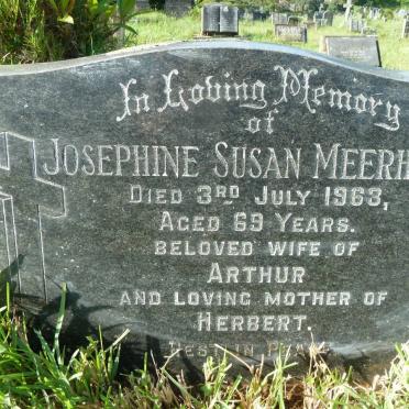 MEERHOLZ Josephine Susan -1963