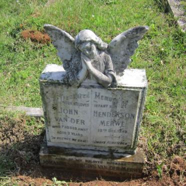 MERWE Johannes Jurgins -1958 :: MERWE John Henderson, van der -1948