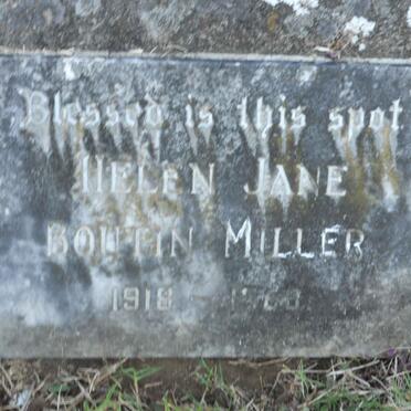 MILLER Helen Jane Boutin 1918-1968