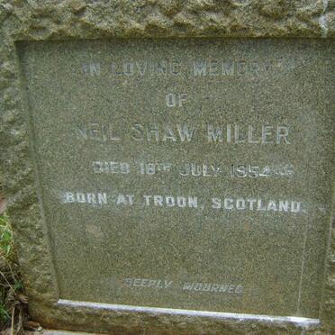 MILLER Neil Shaw -1954