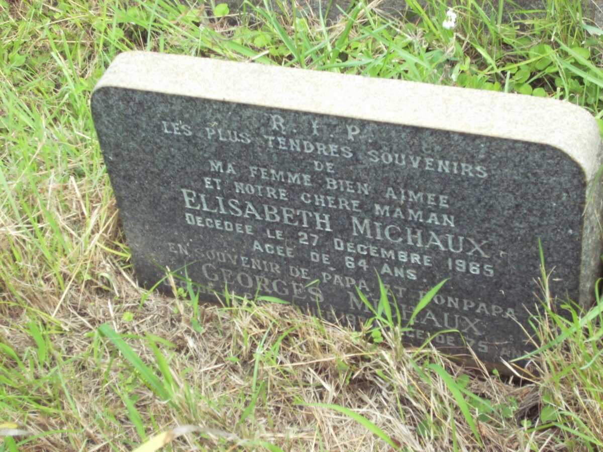 MICHAUX Georges -1970 &amp; Elizabeth -1965