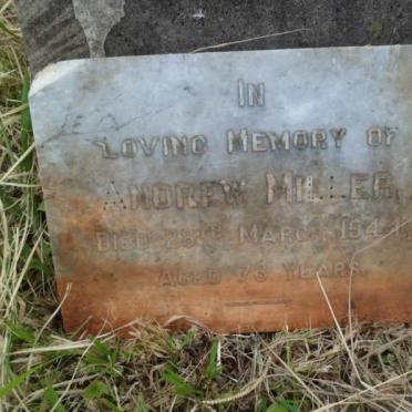 MILLER Andrew -1944