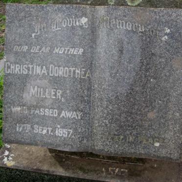 MILLER Christina Dorothea -1957