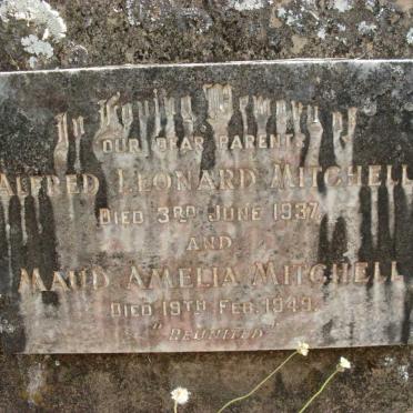 MITCHELL Alfred Leonard -1937 &amp; Maud Amelia -1949