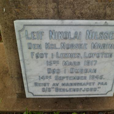 NILSSEN Leif Nikolai 1917-1945