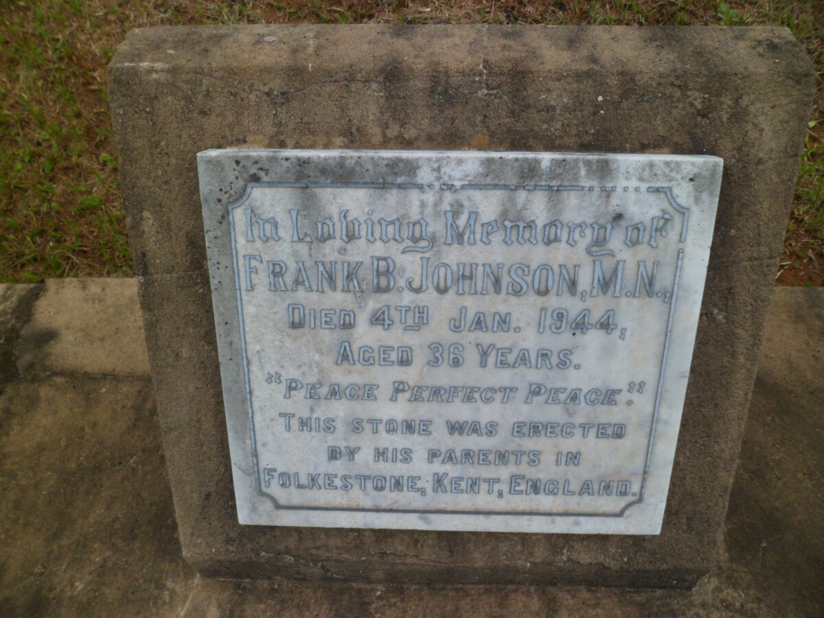 JOHNSON Frank B. -1944