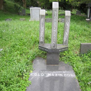 NTOMBOKWENZANI Flora Nani 1937-2002