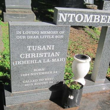 NTOMBELA Tusani Christian 1984-2015