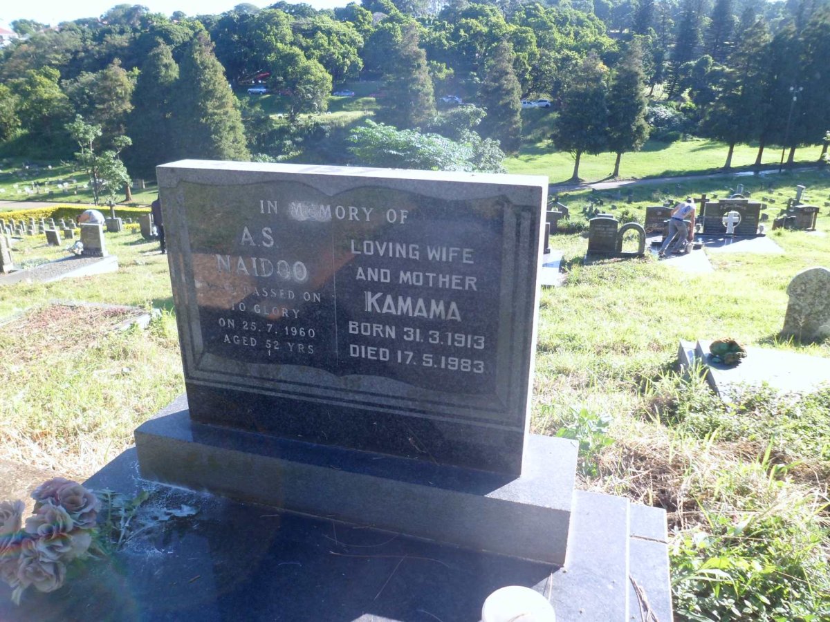 NAIDOO A.S. -1960 &amp; Kamama 1913-1983