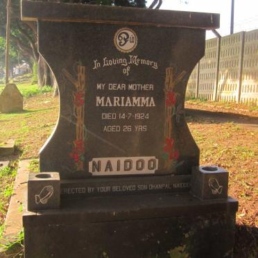 NAIDOO Mariamma -1924