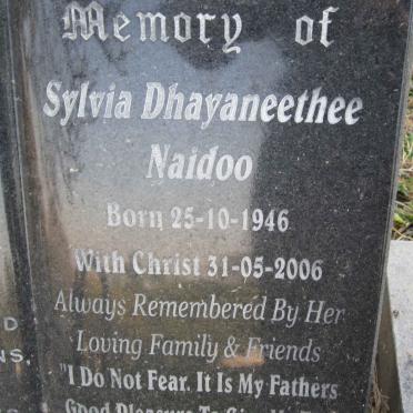 NAIDOO Sylvia Dhayaneethee 1946-2006