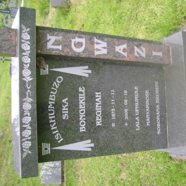 NGWAZI Bongekile Reginah 1973-2006