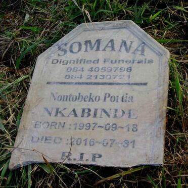 NKABINDE Nontobeko Portia 1997-2016