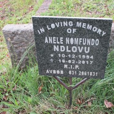 NDLOVU Anele Nomfundo 1994-2017