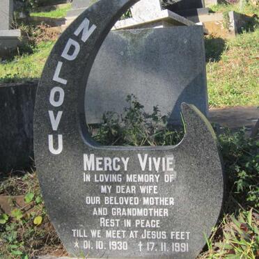 NDLOVU Mercy Vivie 1930-1991