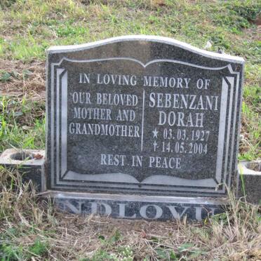 NDLOVU Sebenzani Dorah 1927-2004