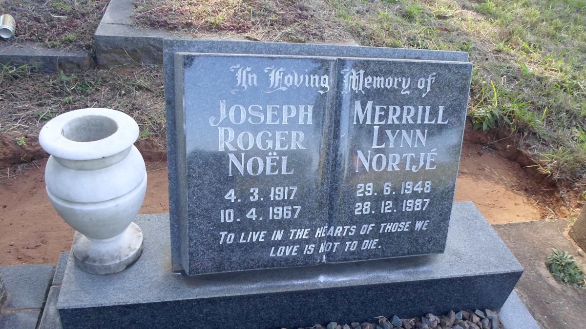 NOËL Joseph Roger 1917-1967 :: NORTJÉ Merrill Lynn 1948-1987