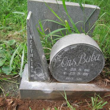 NEETHLING Baby 1986-1986