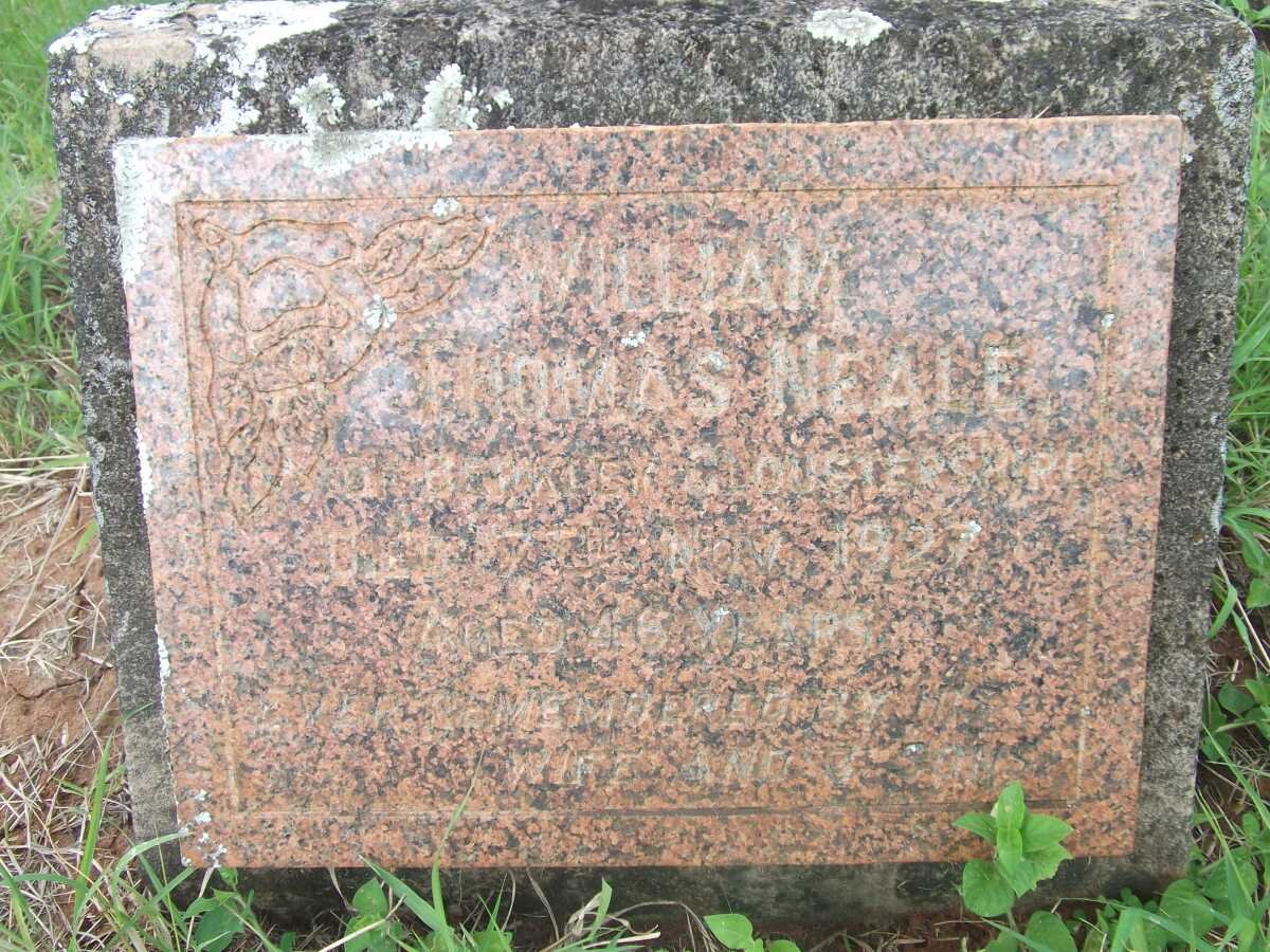 NEALE William Thomas -1927