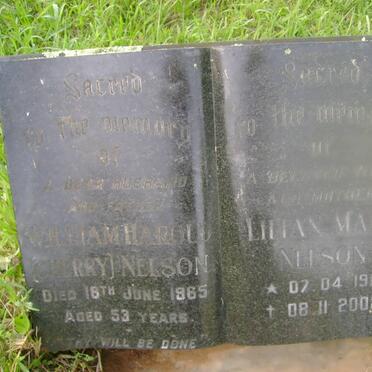 NELSON William Harold -1965 &amp; Lilian Maud 1911-2002