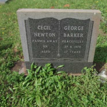 NEWTON BARKER Cecil George -1979