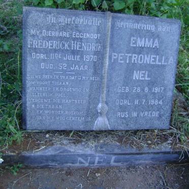 NEL Frederick Hendrik -1970 &amp; Emma Petronella 1917-1984