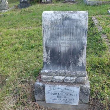 NICHOL Stransham Ford -1931 :: NICHOL Myrtle Alice -1971 :: NICHOL Leonard Anthony -1942