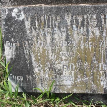 NUNN Sarah -1925 :: HOWARD Arthur William -1933