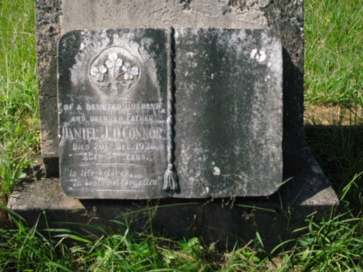 O'CONNOR Daniel J. -1936