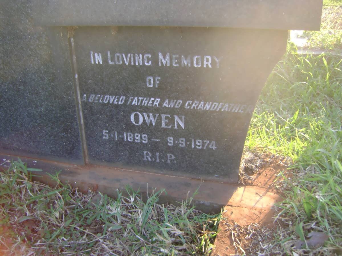 O'CONNOR Owen 1899-1974 &amp; Eva 1898-1955