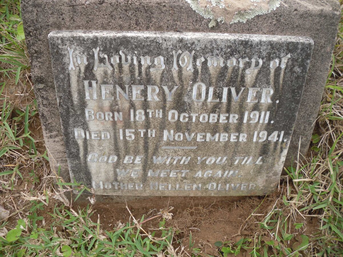 OLIVER Henery 1911-1941