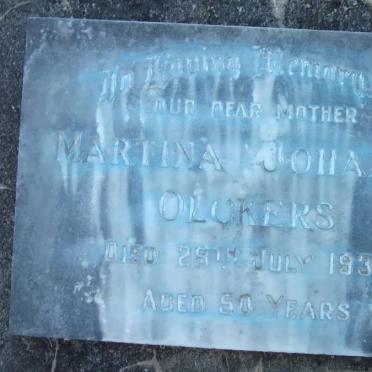 OLCKERS Martina Johanna -1930