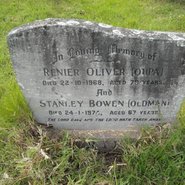 OLIVER Renier -1968 :: BOWEN Stanley -1974