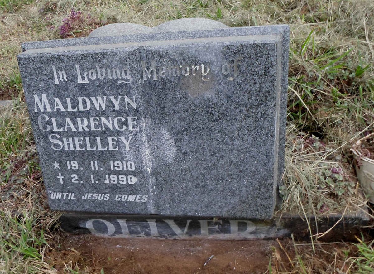 OLIVER Maldwyn Clarence Shelley 1910-1990