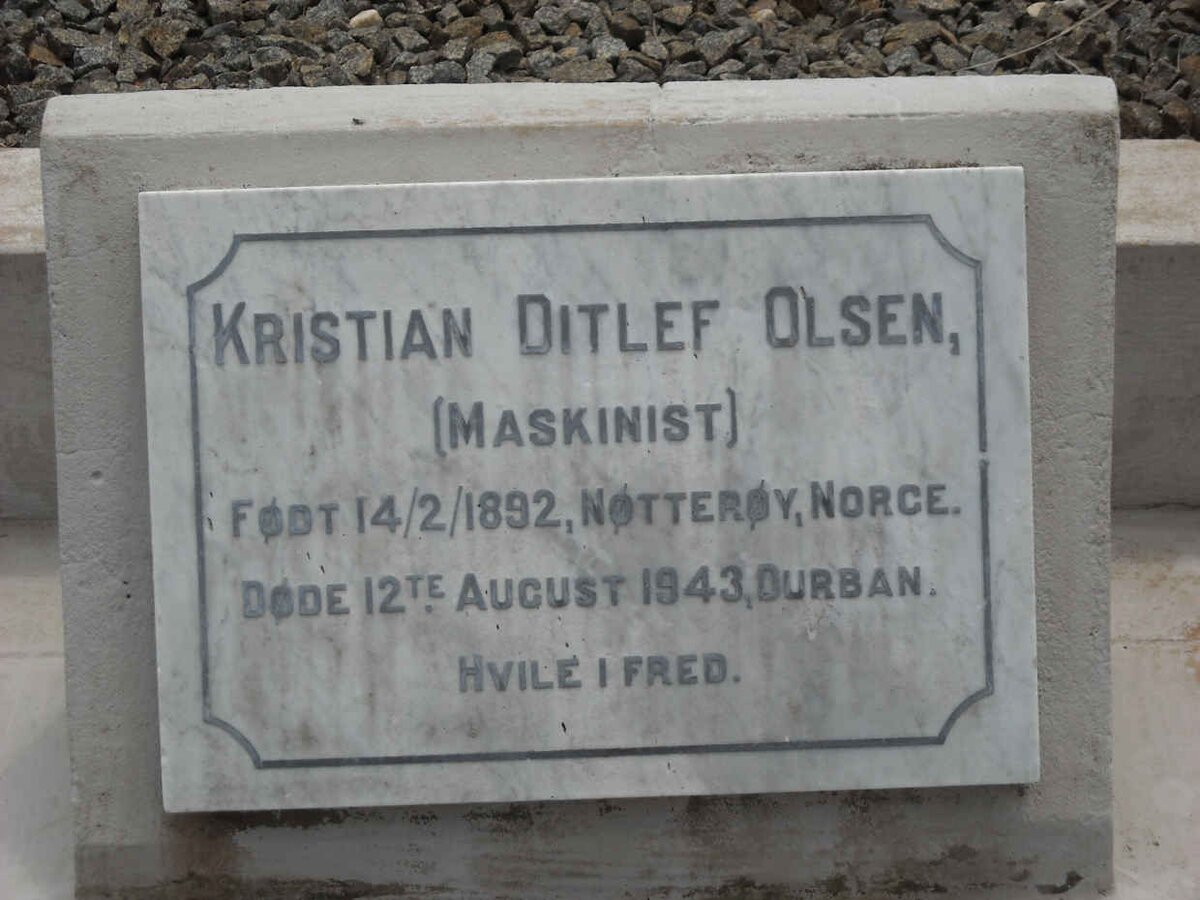 OLSEN Kristian Ditlef 1892-1943