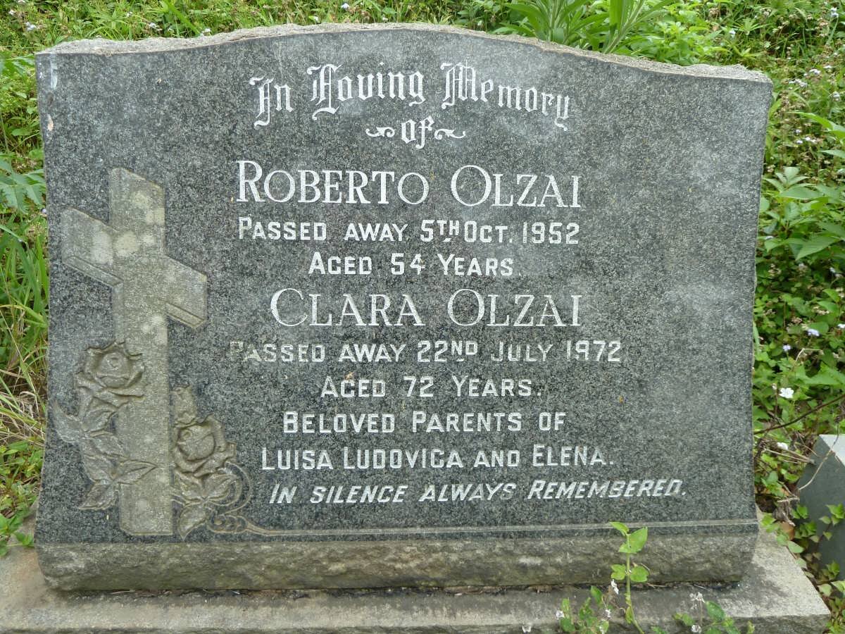 OLZAI Roberto -1952 &amp; Clara -1972