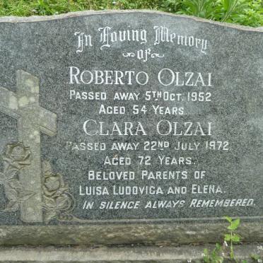 OLZAI Roberto -1952 &amp; Clara -1972