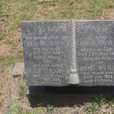 OLIVER Edmund George -1965 &amp; Caroline May -1953 :: OLIVER Nellie Murgatroyd -1934 :: OLIVER Edwin Joseph -1924