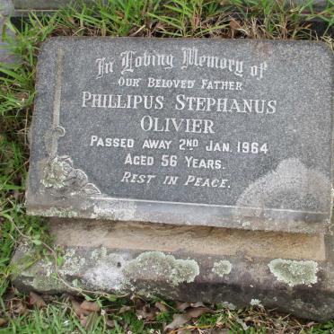 OLIVIER Phillipus Stephanus -1964