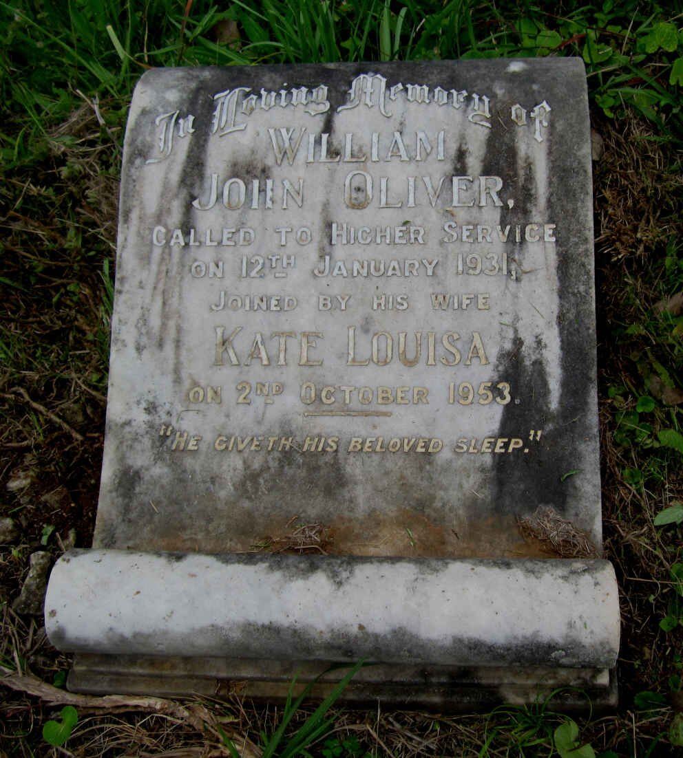 OLIVER William John -1931 &amp; Kate Louisa -1953